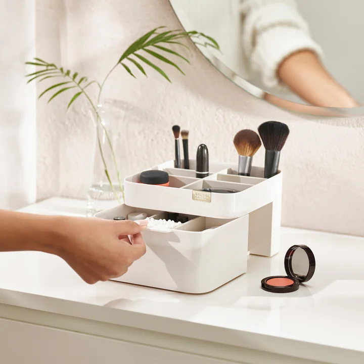 Joseph Joseph - Viva Kosmetik-Organizer mit Schublade kompakt, cream