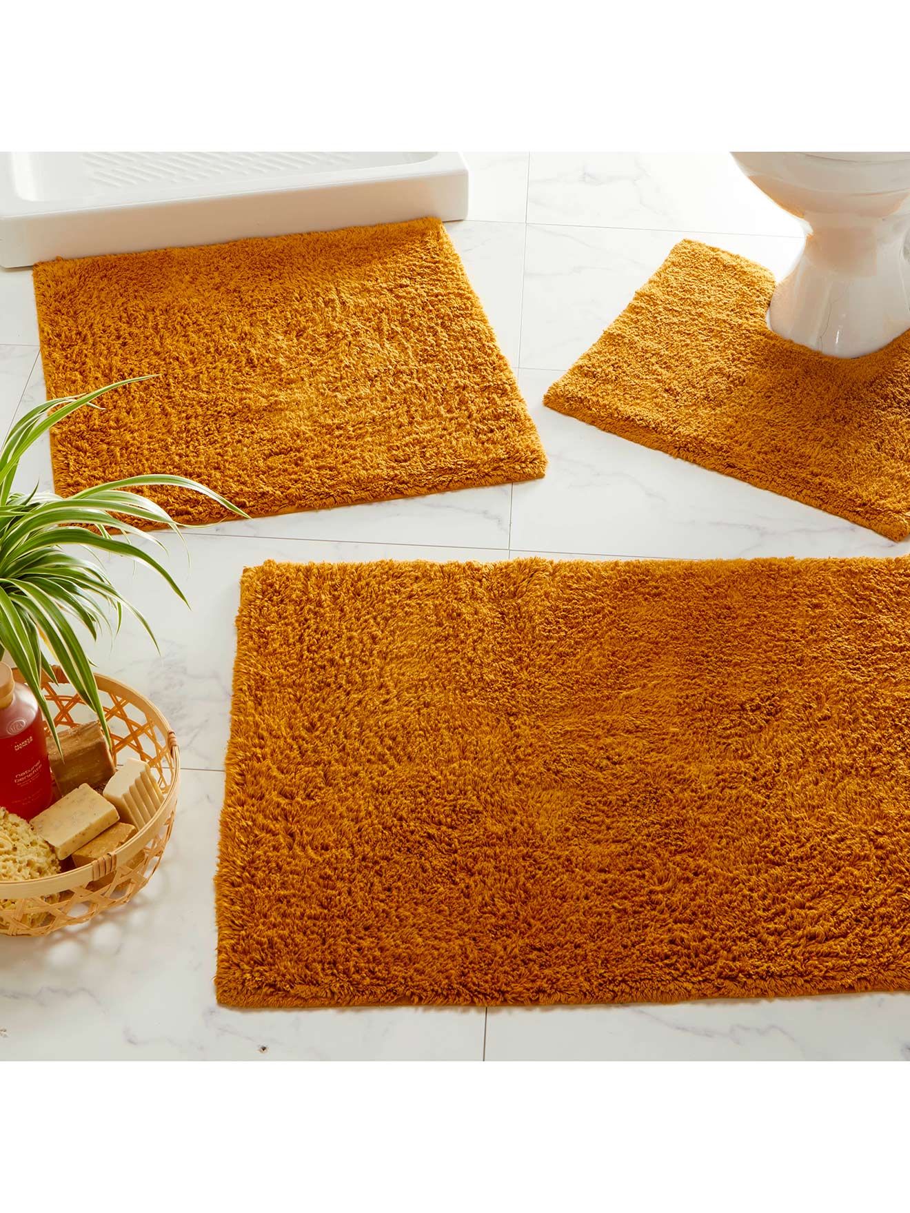 Tapis de bain uni bien épais