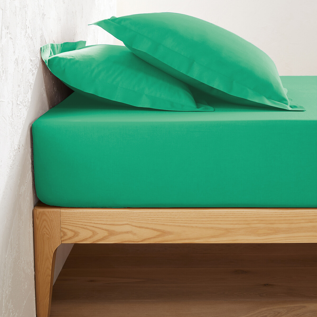 LA REDOUTE INTERIEURS<br>Lençol de algodão com elástico, dobrável, 25 cm, Scenario
