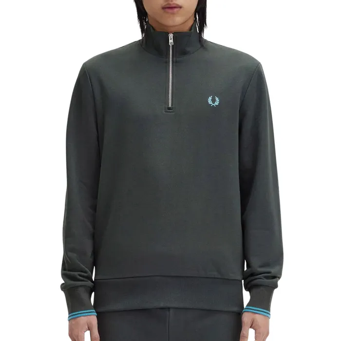 Fred Perry Half Zip Sweatshirt Heren