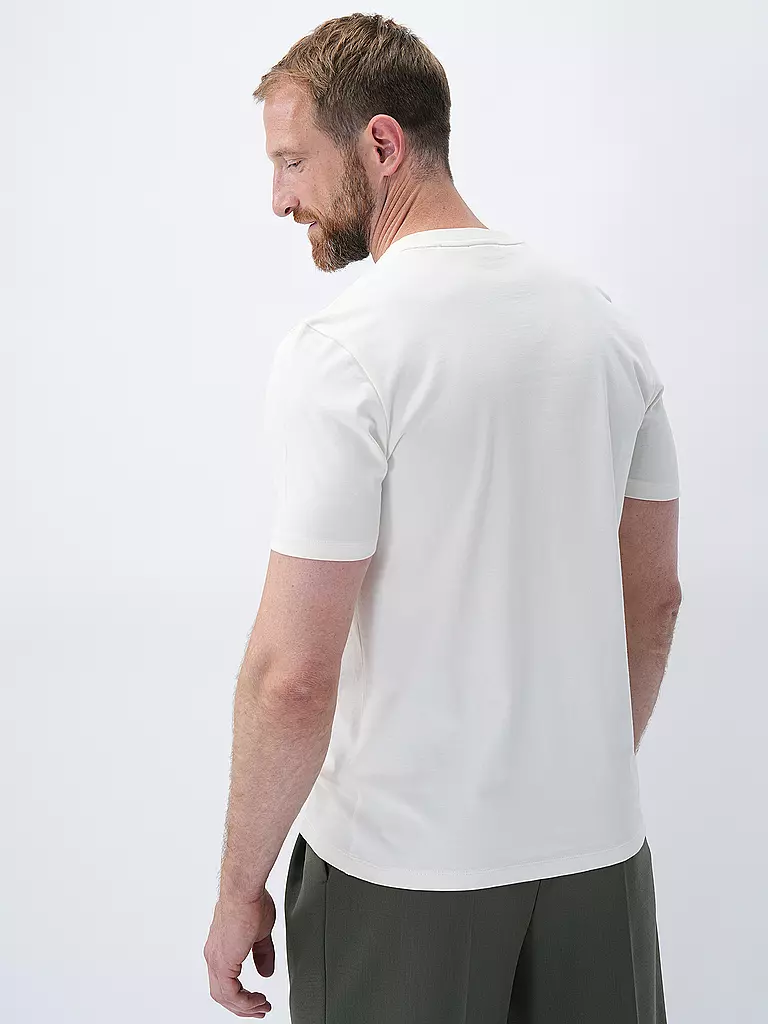 HUGO T-Shirt DAQERIO creme