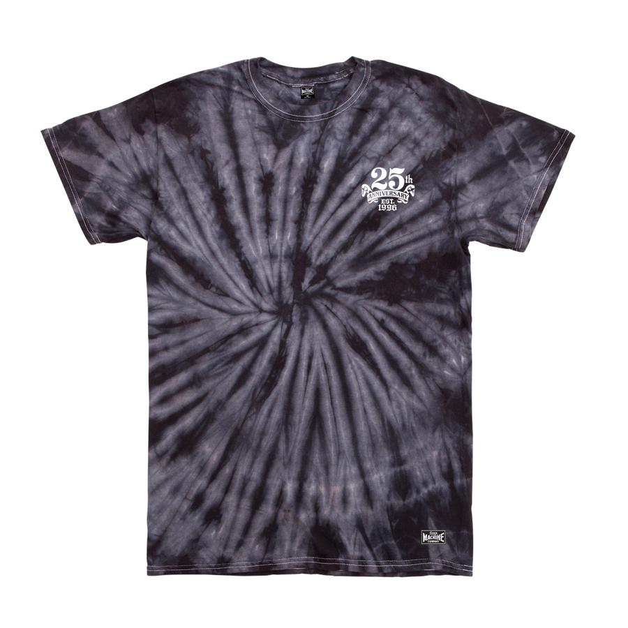 Loser Machine Company Zero Anniversary Tie Dye T Shirt Blk Spide S