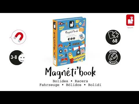 Janod Livre Magnétique Bolides