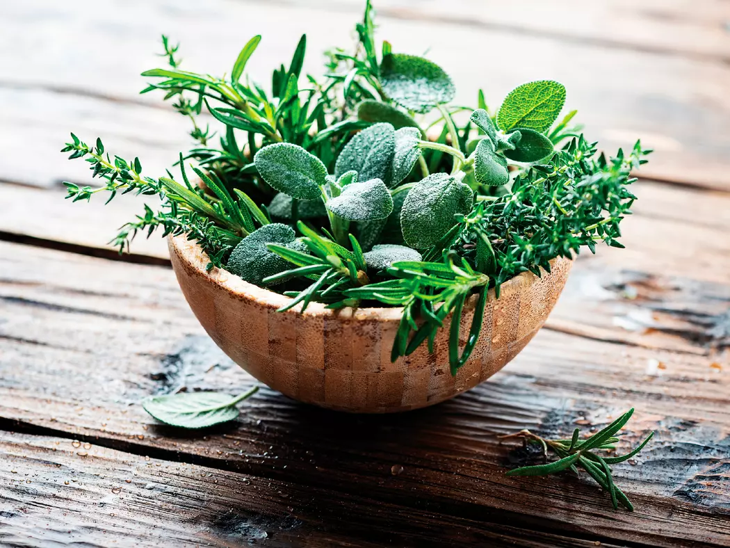 Wandbild 30 x 40 cm Fresh Herbs III