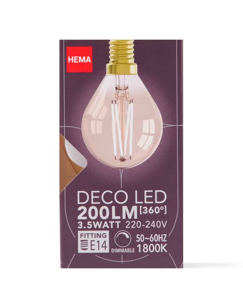 ampoule led sphérique E14 3,5W 200lm