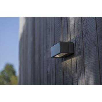 Lutec buitenlamp Gemini RVS 2-lichts