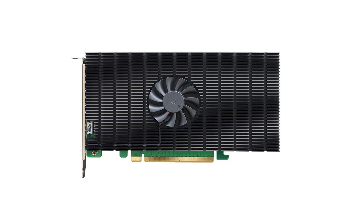 Host Bus Adapter Rocket 1504 PCI-Ex16v4 - 4x M.2 NVMe<br>PCIe 4.0 x16 4-Port M.2 NVMe HBA – Kostengünstiger, leistungsstarker 4-Port PCIe Gen4 M.2 NVMe