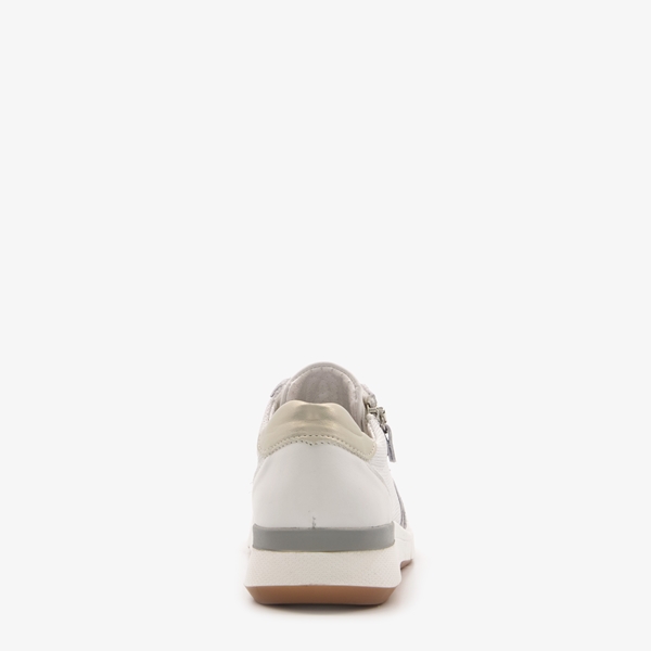 Hush Puppies leren dames sneakers met metallic