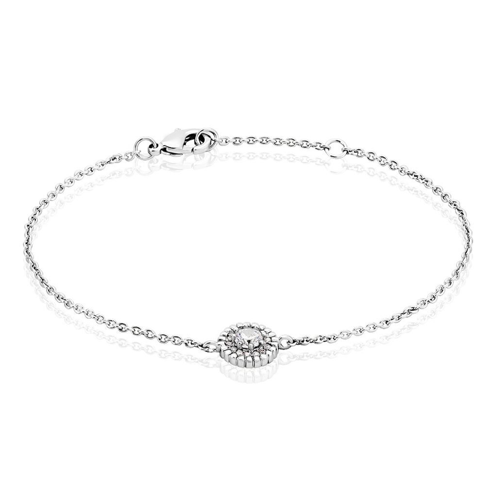 Bracelet Earlene Argent Blanc Oxyde De Zirconium