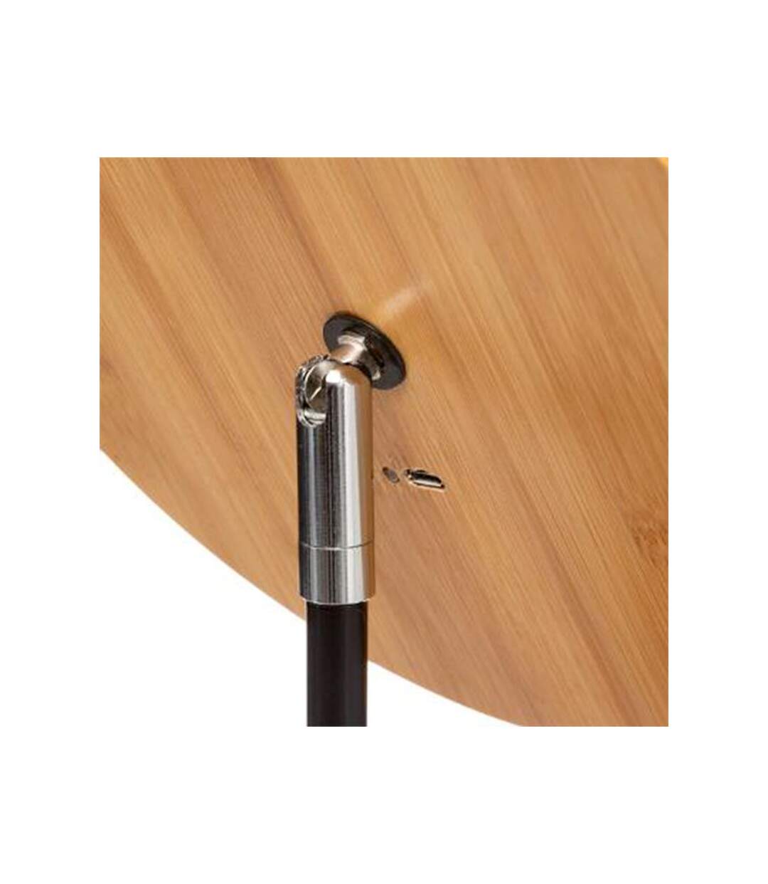 Miroir de Salle de Bain Led Bambou 31cm Naturel