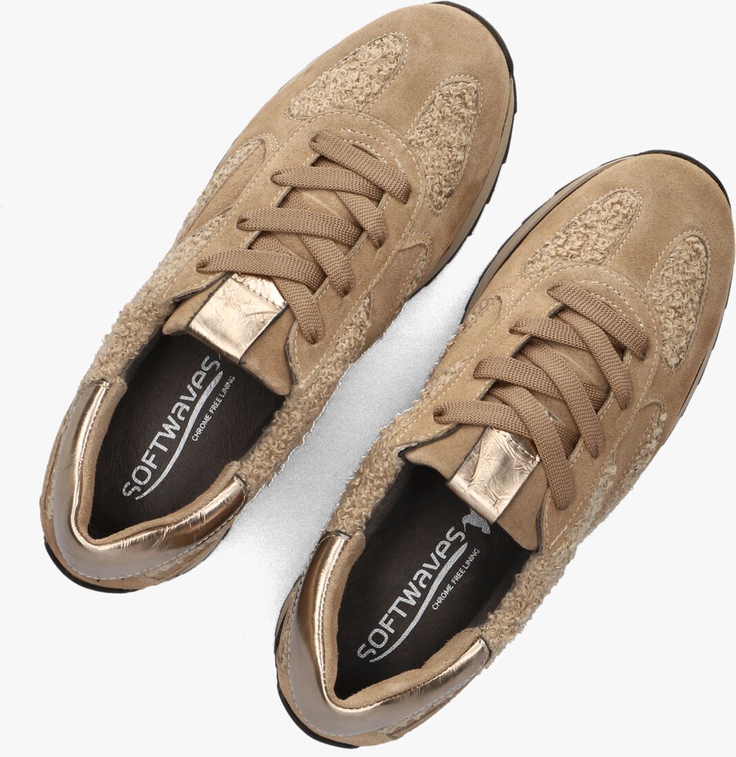 beige softwaves lage sneakers 9.32.08