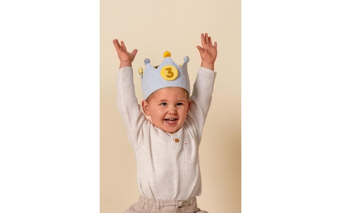 Little Dutch Verjaardagskroon met cijfers blauw