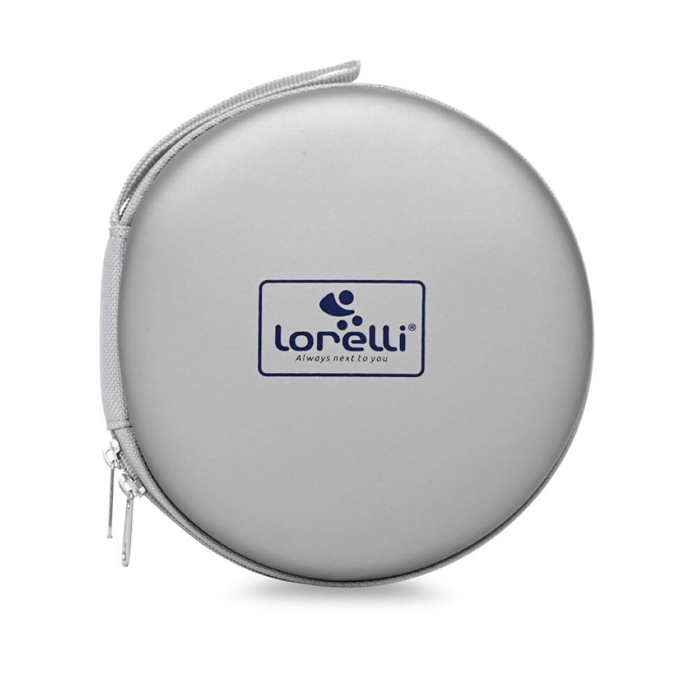 Lorelli Baby Hygiene Set Reiseetui 8-tlg. Nasensauger Nagelschere Nagelknipser grau