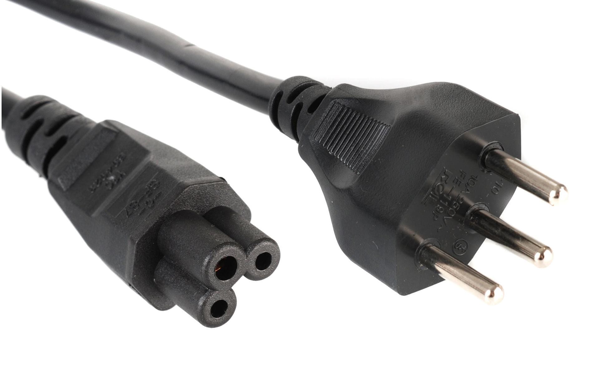 Netzkabel 3 m C5-T123 polig, 3 m, schwarz