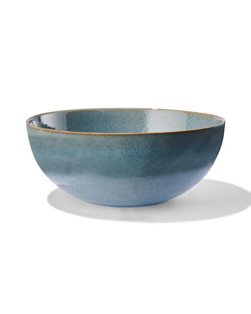 bol - 26 cm - Porto - émail réactif - bleu