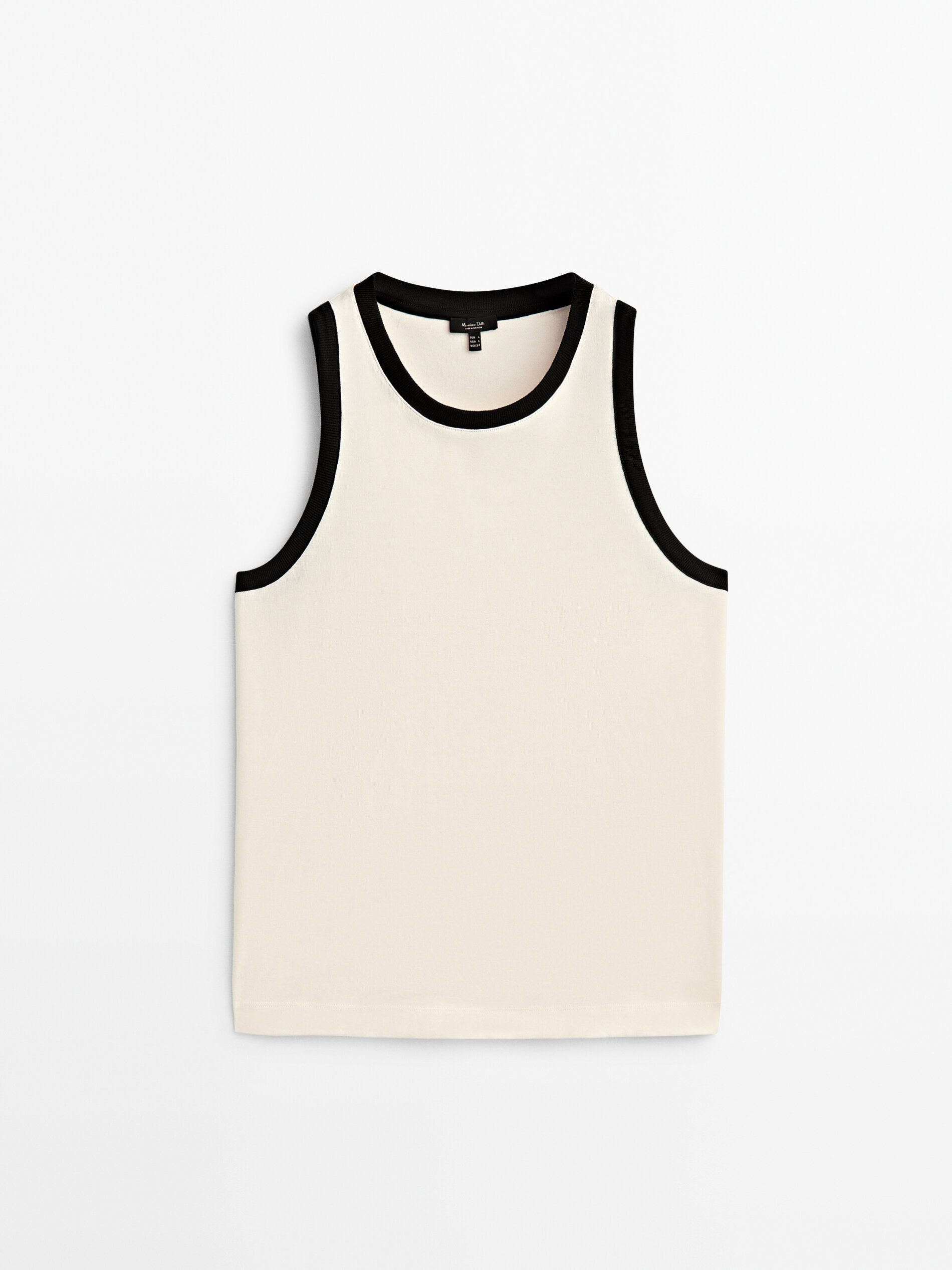 Camiseta sem mangas com contraste - RAW