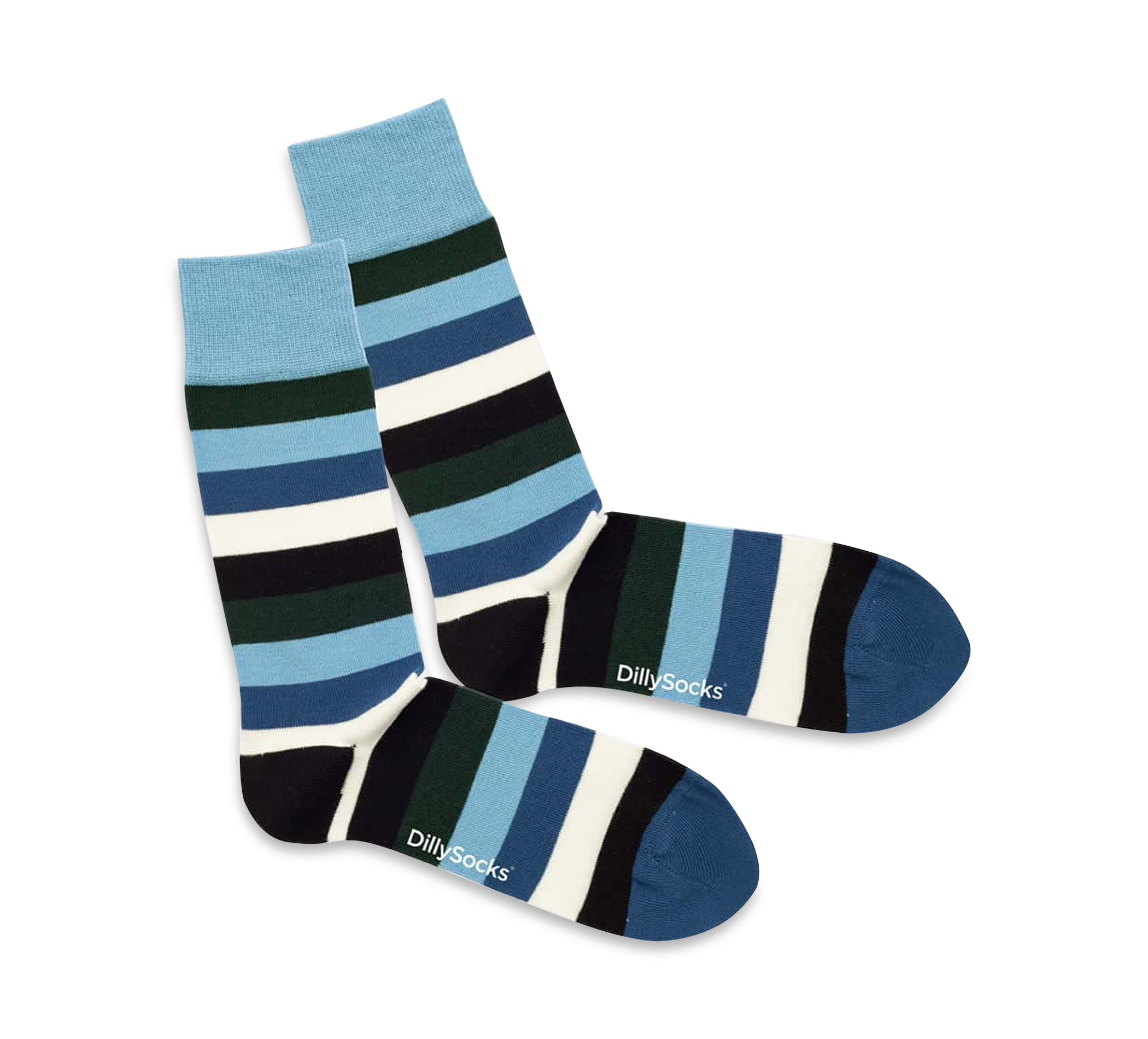 Dillysocks Bold Line Blue