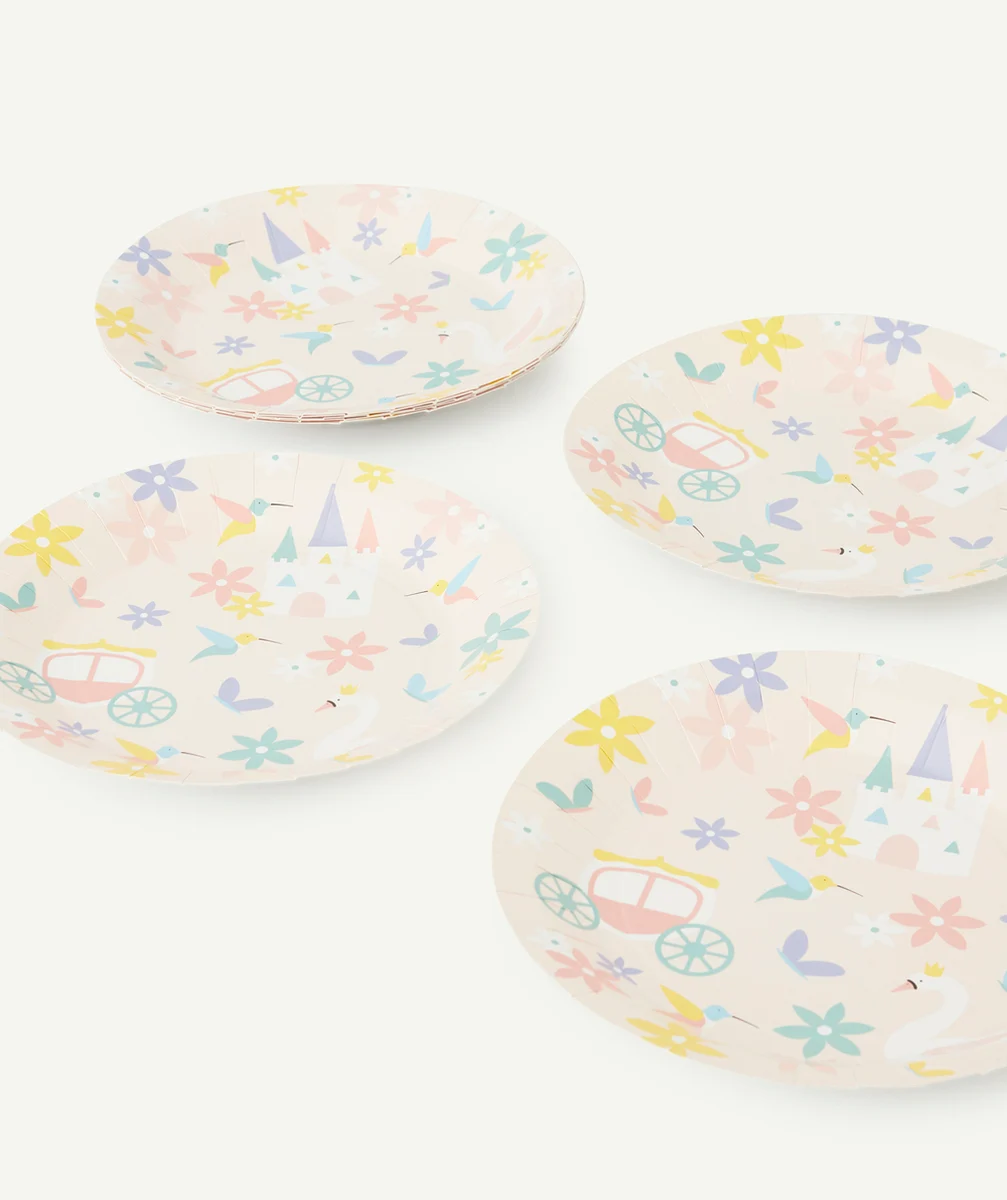 MY LITTLE DAY8 ASSIETTES RECYCLABLES THÈME PRINCESSES
