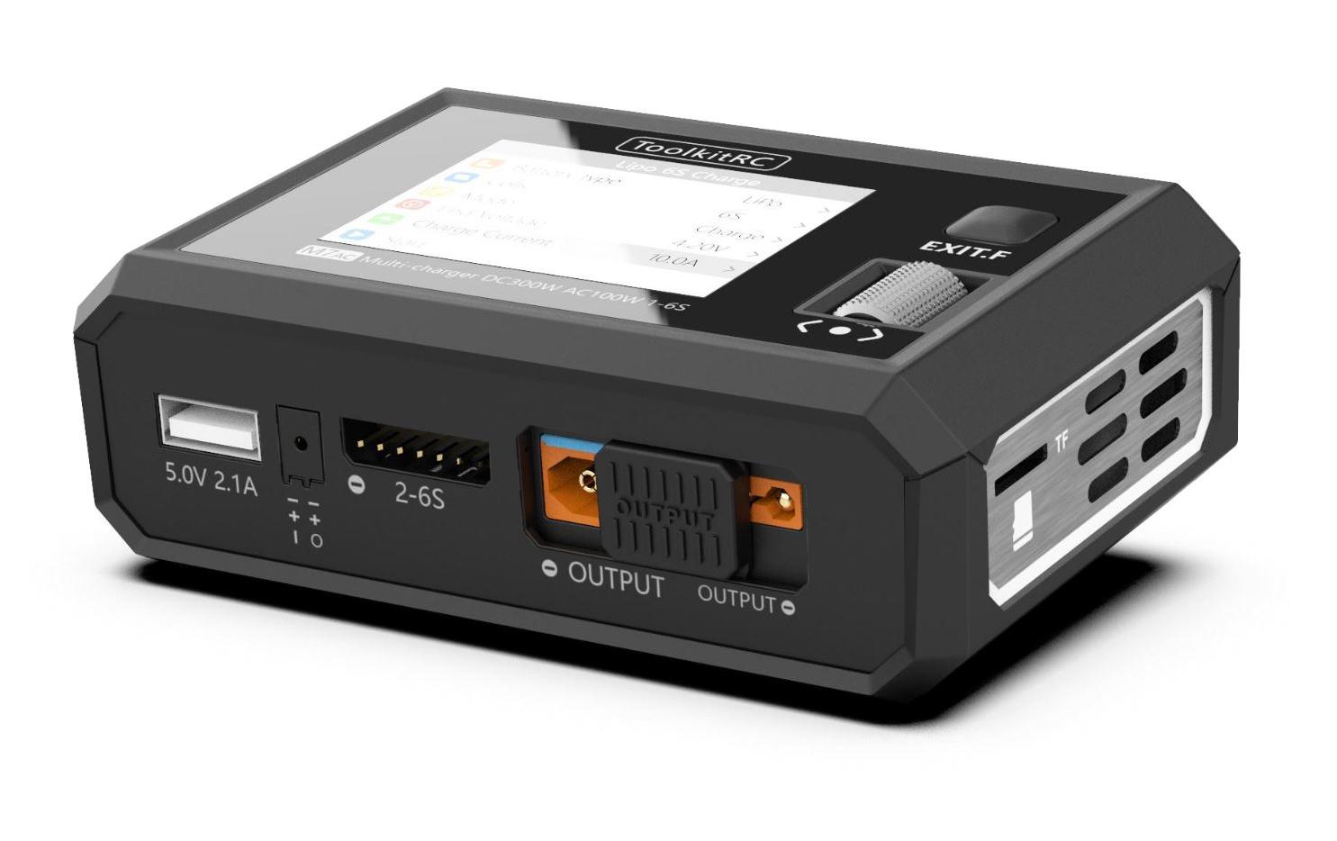 Ladegerät M7AC AC/DC 100W 1-6SUniverselles Modellbau Ladegerät für 1-6S LiPo und 1-16 Zellen NiMH Akkus