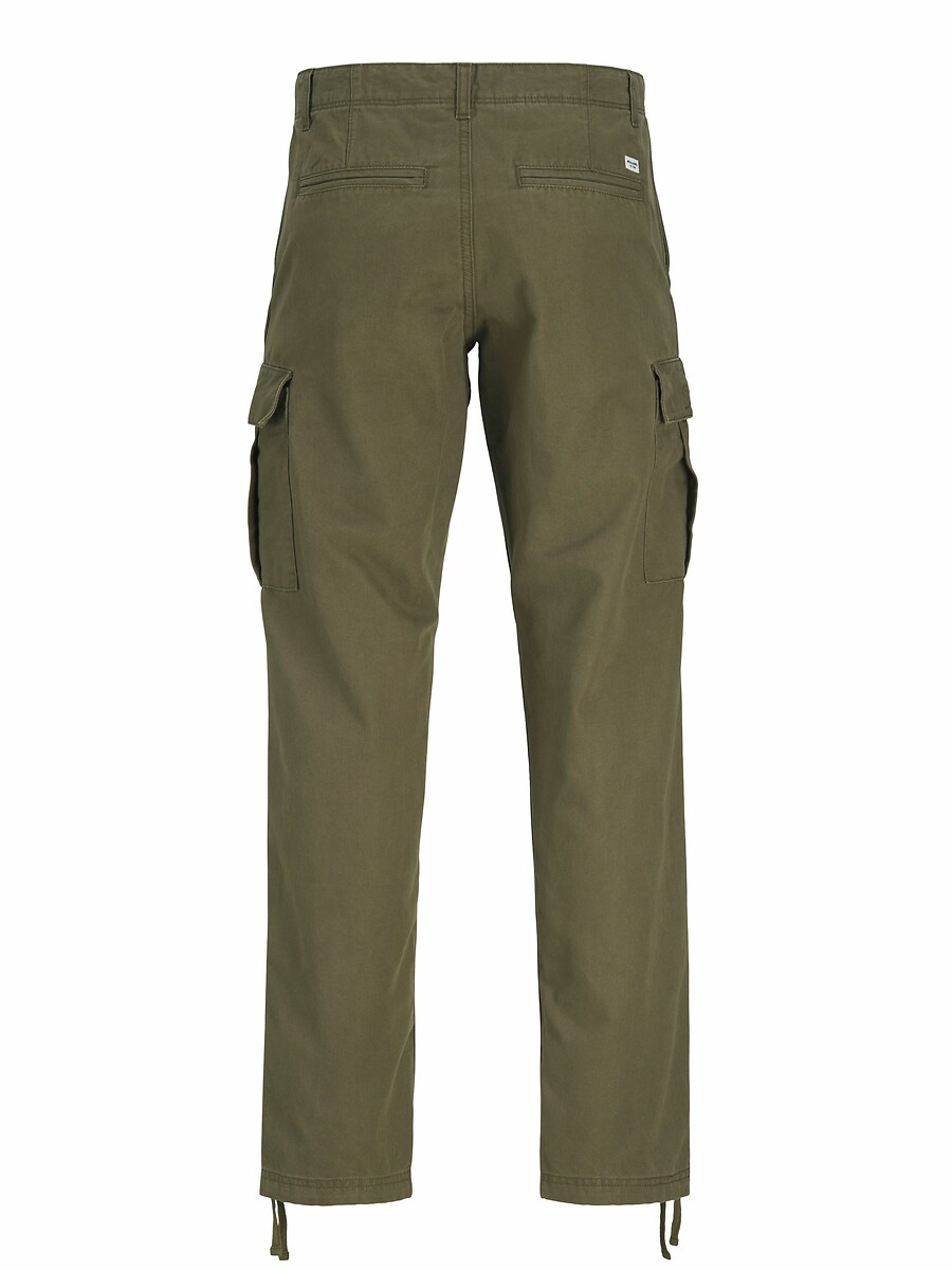 JACK & JONES<br>Calças cargo com a barra dobrada