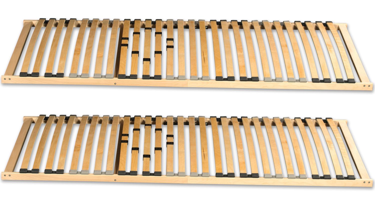 Coemo Partnerset 2x Lattenrost BASIC 80x200cm starr