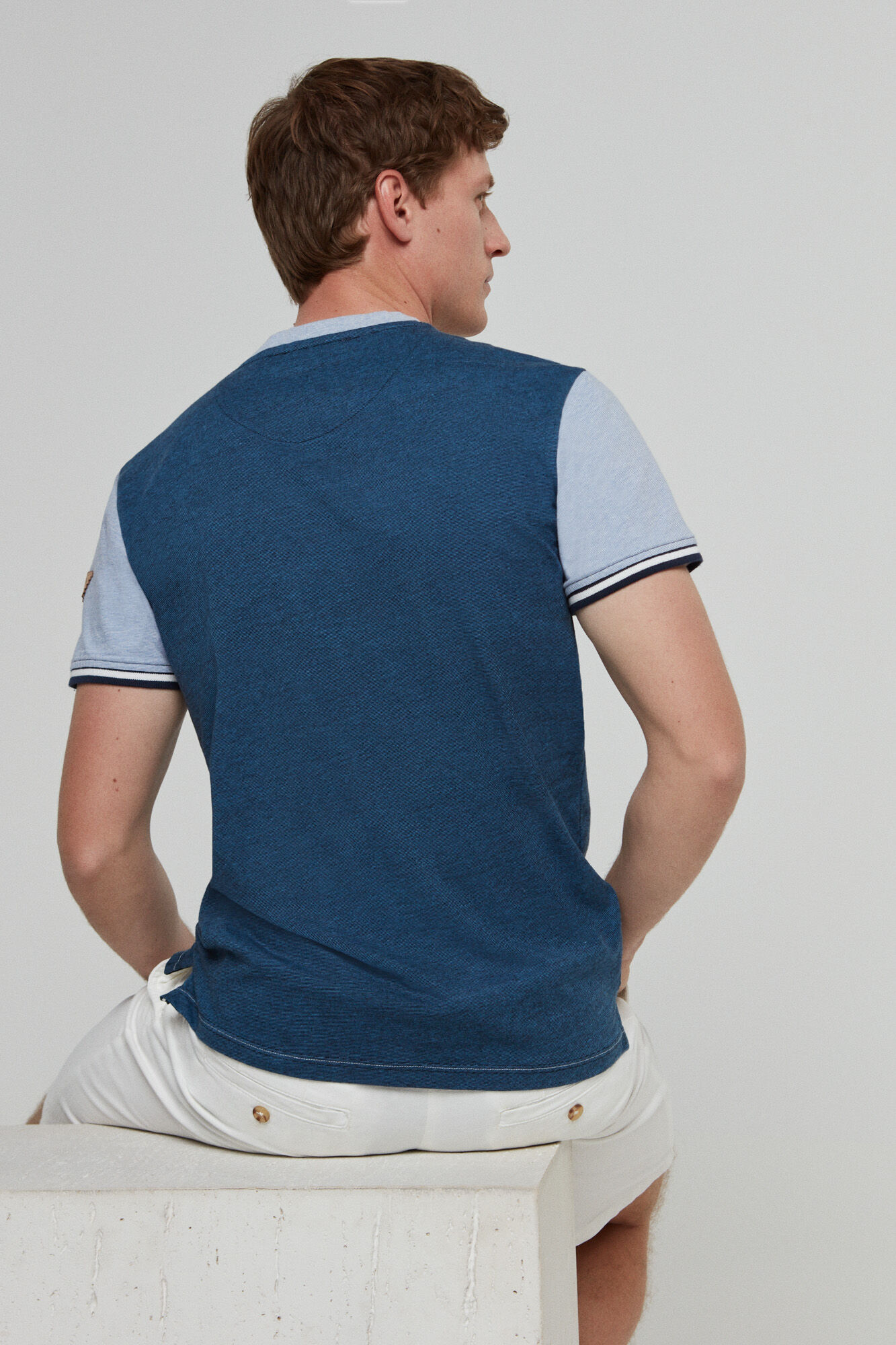 Camiseta MC Heritage Survivor - Azul