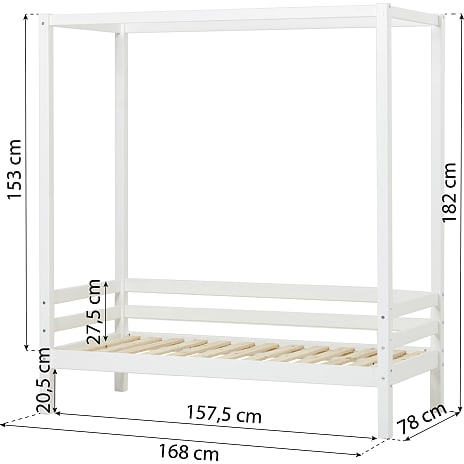 Hoppekids ECO Dream Himmelseng 70x160 cm