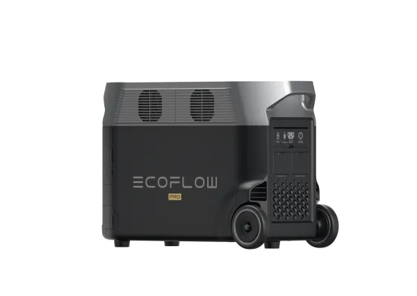 EcoFlow Delta Pro - Transportabel strømstation - AC 220-240 V - litiumjernfosfat - 3600 Wh - Wi-Fi, Bluetooth - output-stikforbindelser: 14