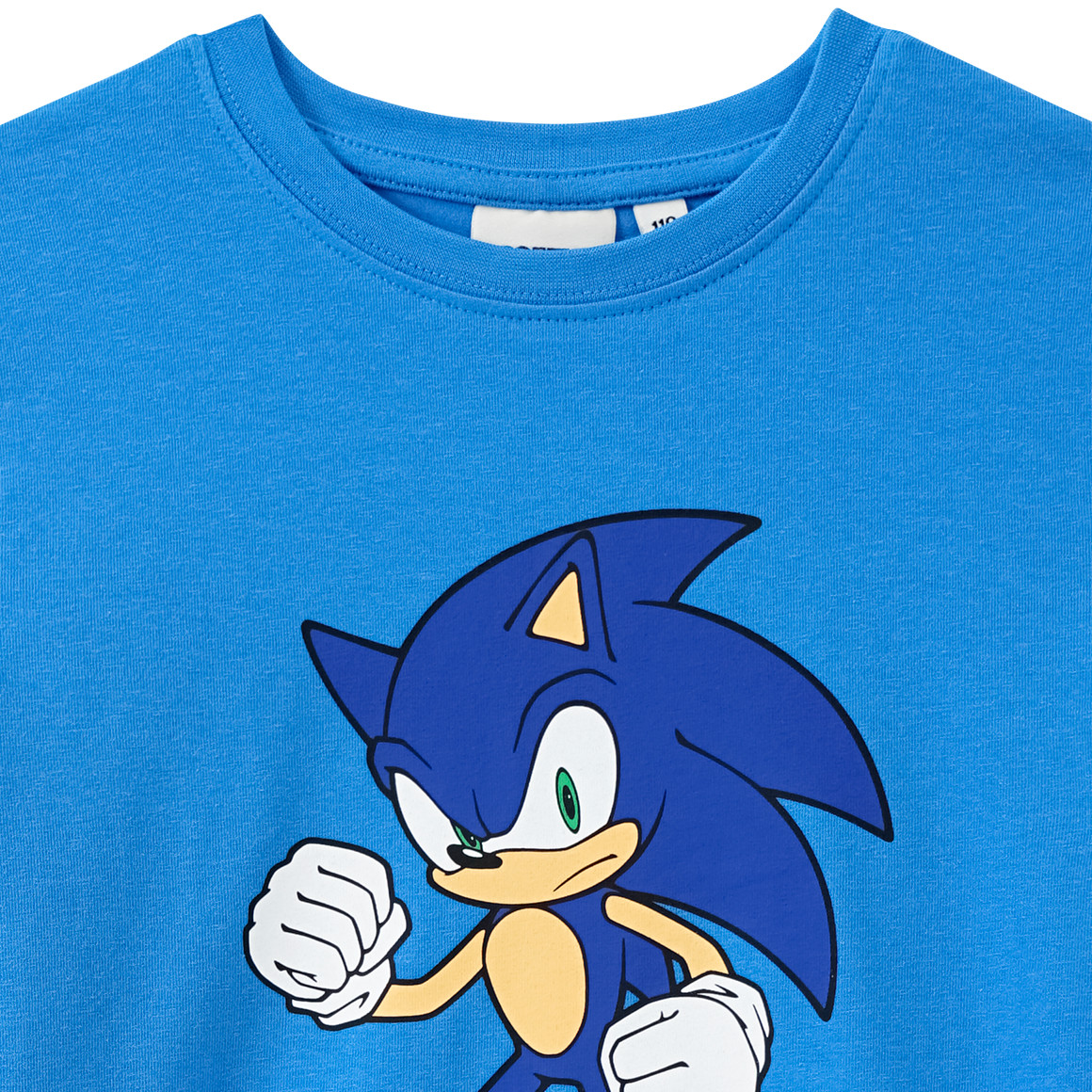 Topolino Sonic T-Shirt mit Print blau