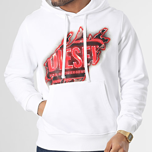 Sweat Capuche A09829-0BAWT Blanc