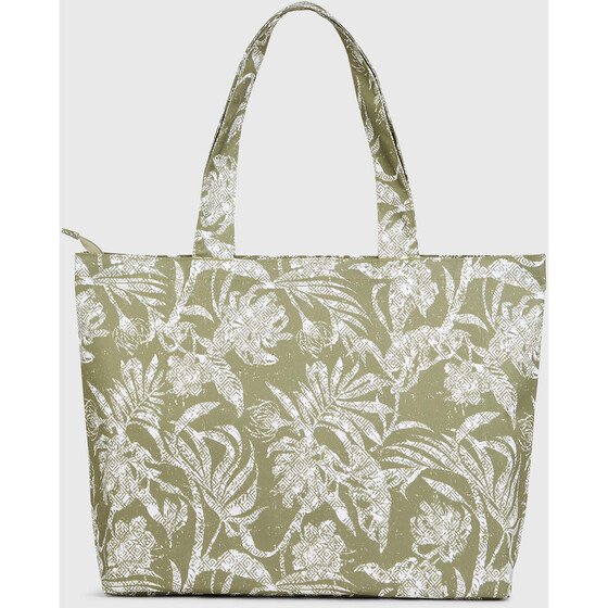 O'Neill Coastal Print Tote Green Textured Jungle Damen SU25