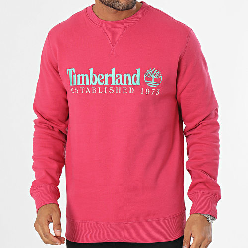 Sweat Crewneck Established 1973 A65DD Rose Fuchsia