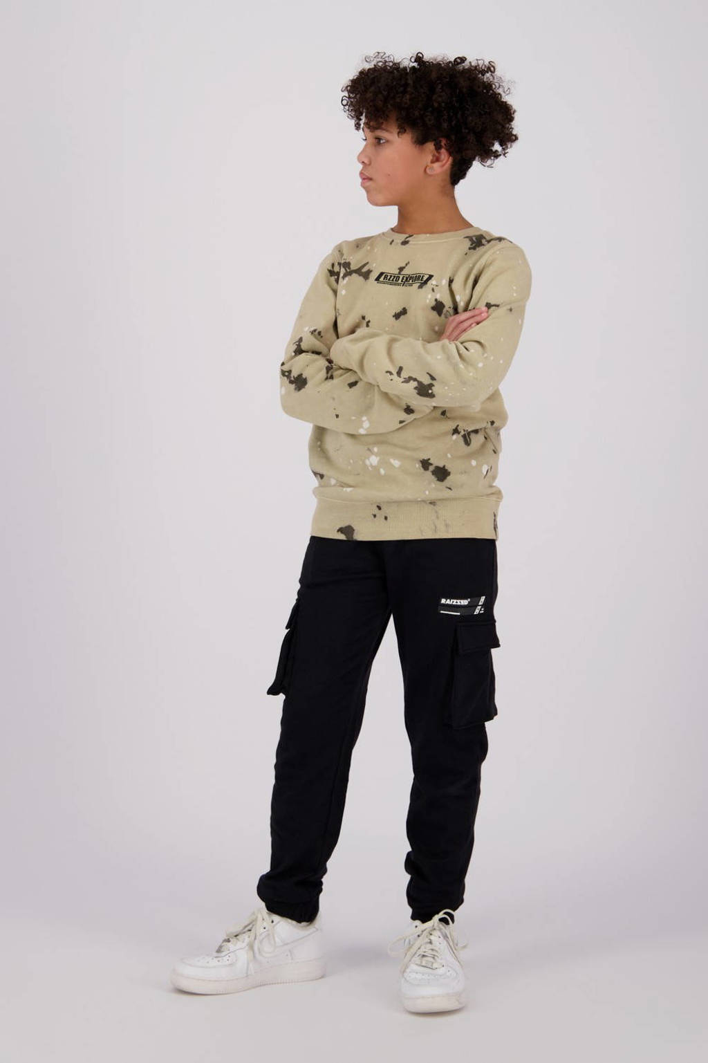 Raizzed tapered fit cargobroek Osaka zwart