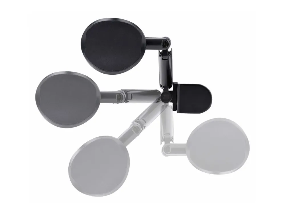 StarTech.com Adjustable Arm Rest For Desk, Clamp-On Install/No Drilling - Monteringssæt (armstøtte) - aluminium, stål, plastik - sort - skrivebordsmonterbar