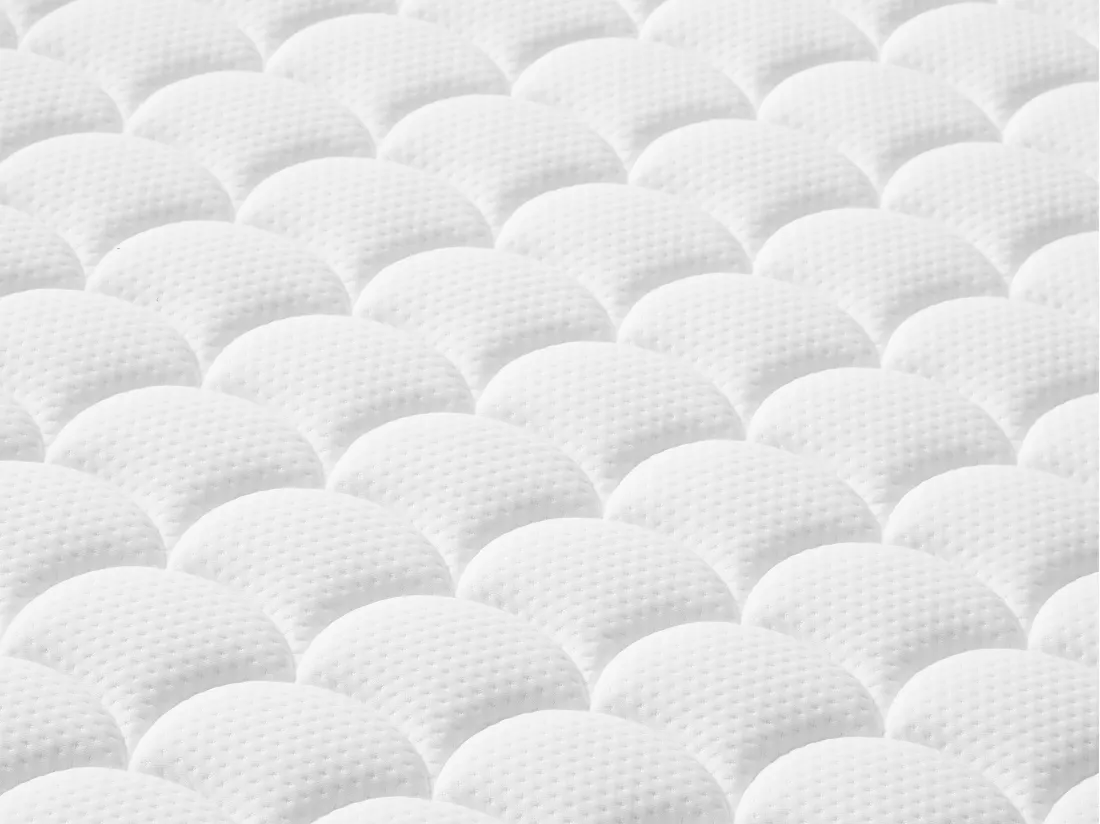 Ensemble 180 x 200 cm sommier coffre blanc + matelas mémoire de forme ép.15cm - PELOPS de YSMÉE