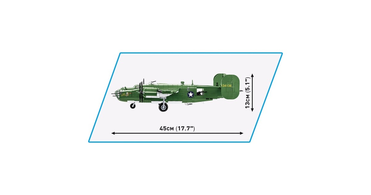 COBIHistorical Collection - Consolidated B-24 Liberator Constructiespeelgoed  (Schaal 1:48)