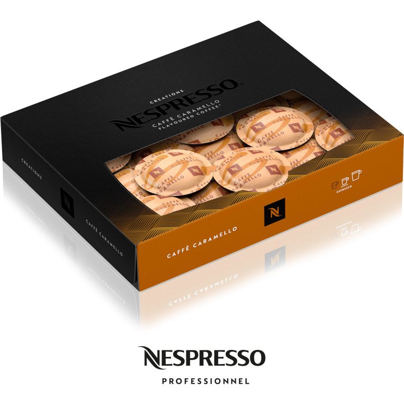 Capsule de café Nespresso Professionnel caramel - Boite de 50