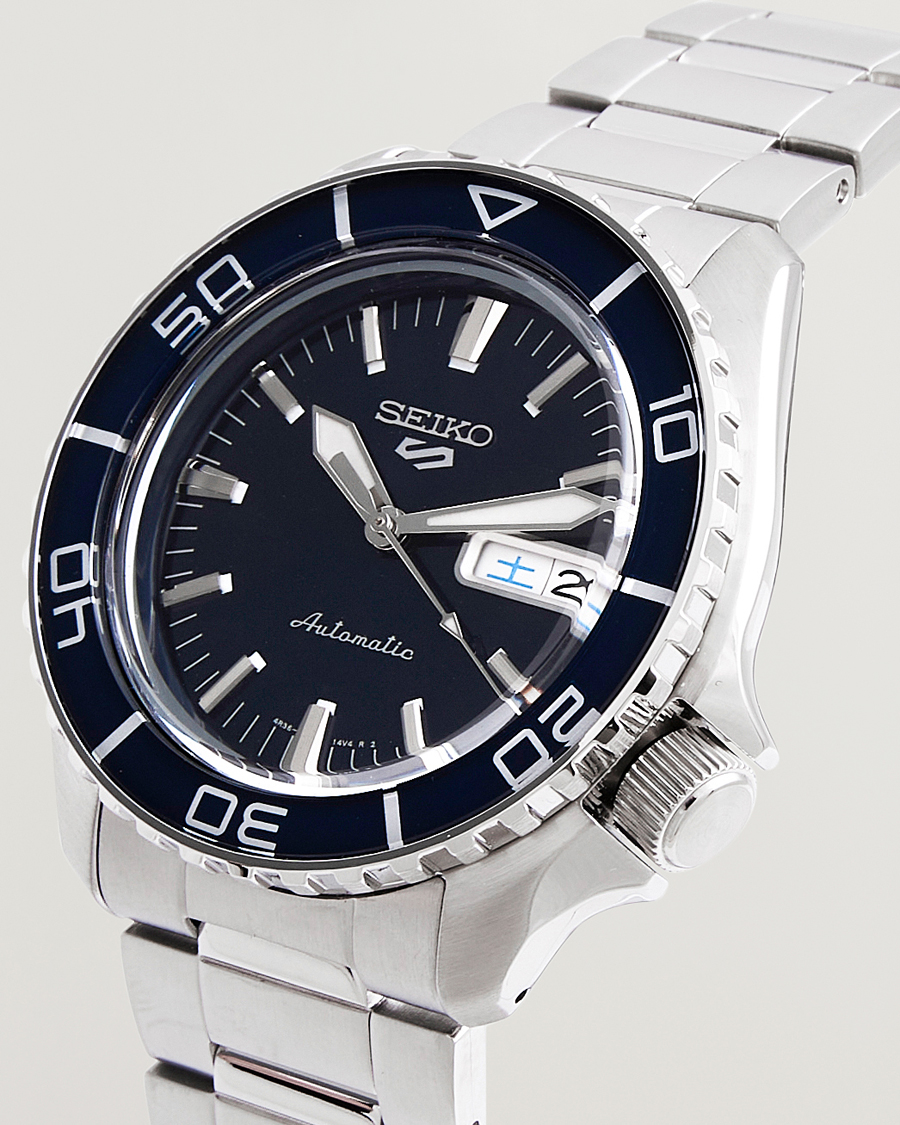 Seiko 5 Sports Automatic Diver Steel 42mm Blue Dial