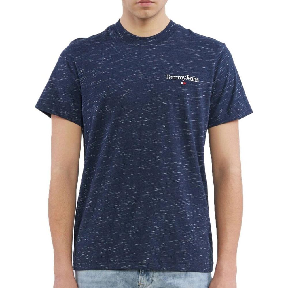 Tommy Hilfiger T-shirt Marine Homme Tommy Hilfiger Heathered