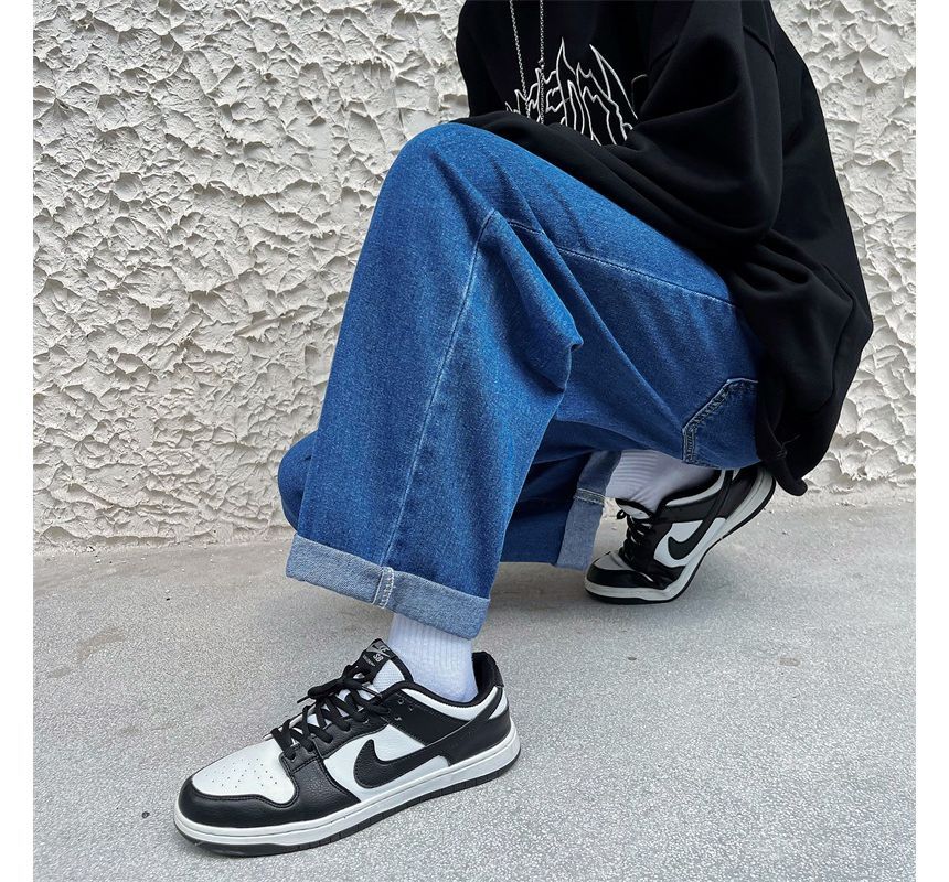 Wolfkane - Mid Rise Washed Baggy Jeans