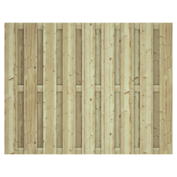 Schutting recht grenen hout 140 x 180 cm