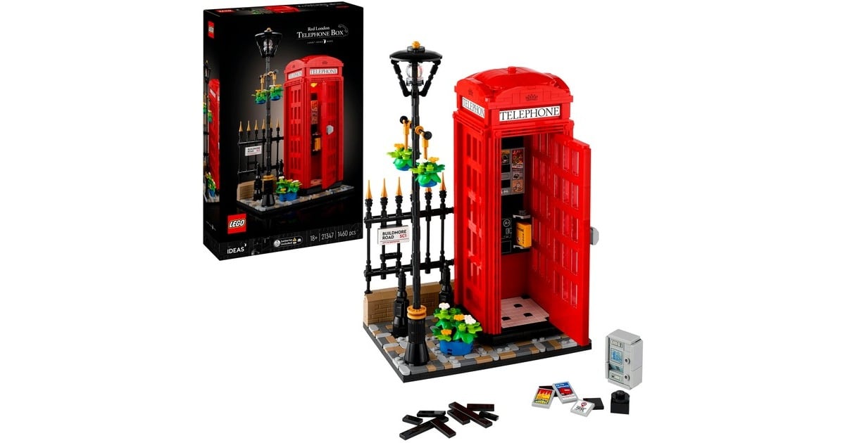 LEGOIdeas - Rode Londense telefooncel Constructiespeelgoed  (21347)