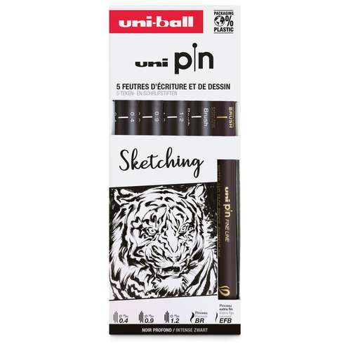 UNI-BALL pin Fineliner, thematische 5er-Sets