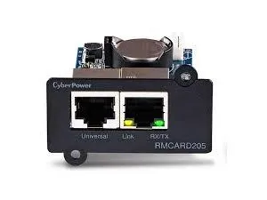 CyberPower RMCARD205 - Adapter for fjernadministration - 100Mb LAN - 100Base-TX - for Smart App Professional Rackmount Series PR3000; Smart App Sinewave PR1000