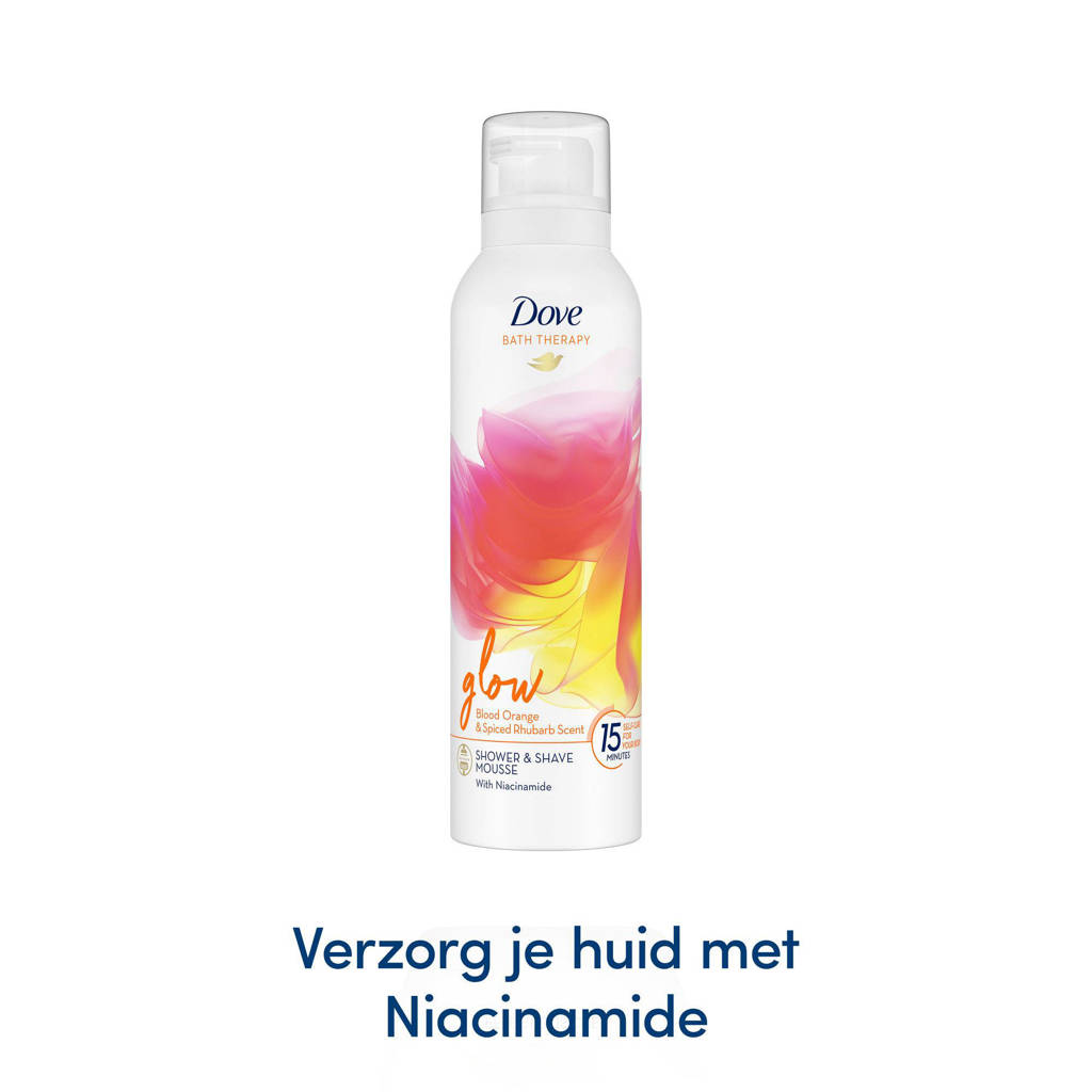 Ideale combi!Glow douche- & scheerschuim - 6 x 200 ml