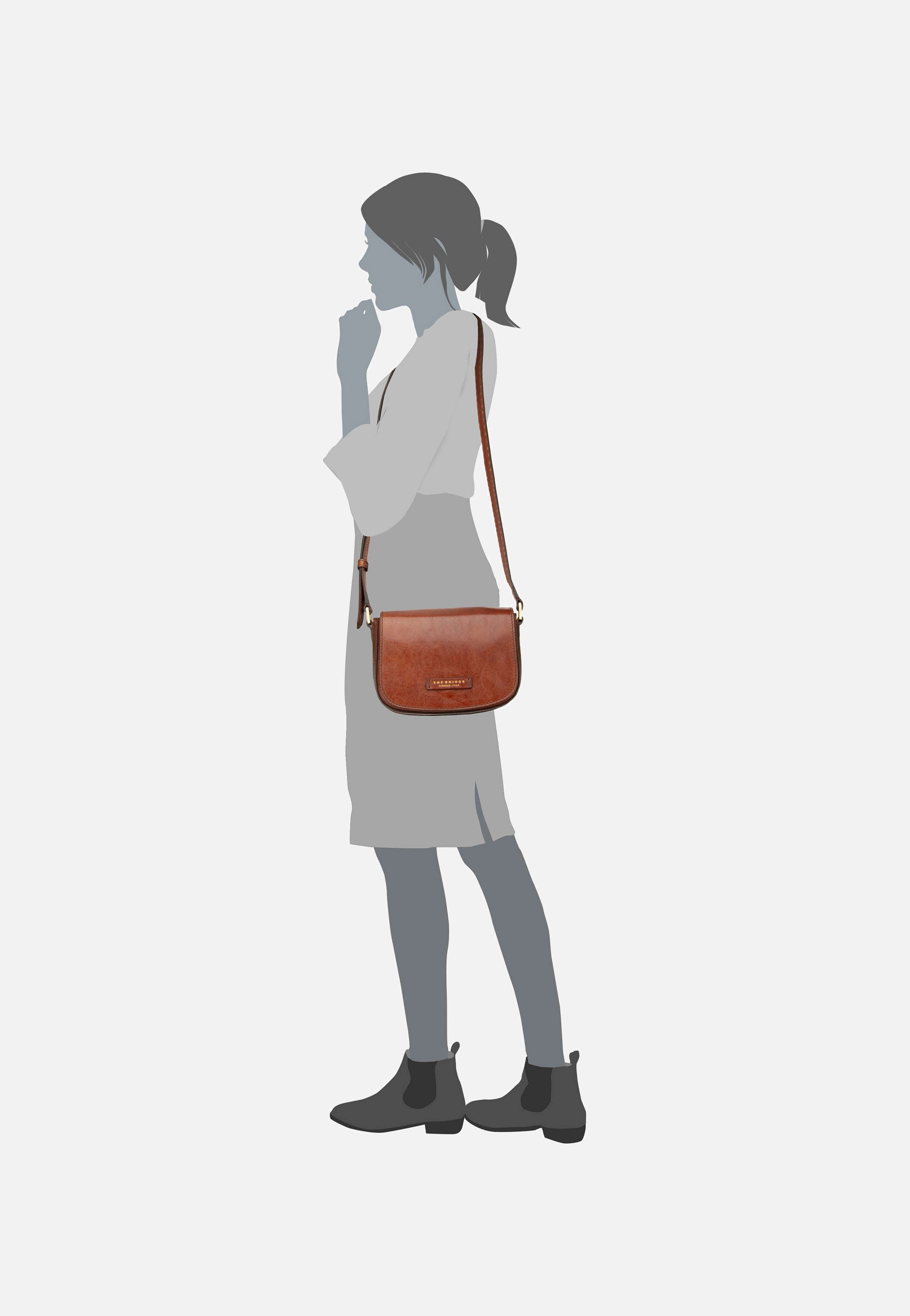 Viitoria 4203 Marrone/Oro - Saddle Bag