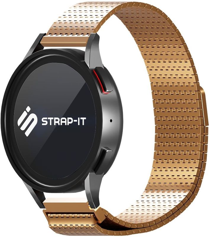 Amazfit GTR 2 luxe metalen mesh bandje (rosé goud)