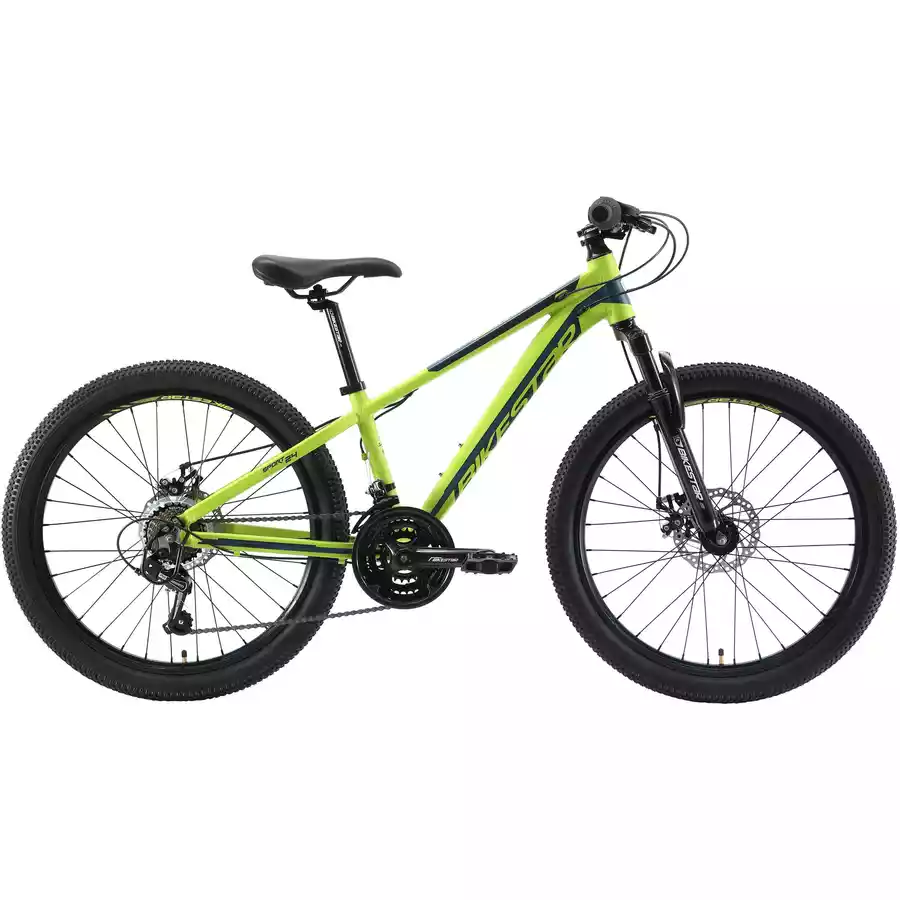 Bikestar Kinderrad 24 Zoll Alu MTB Sport grün