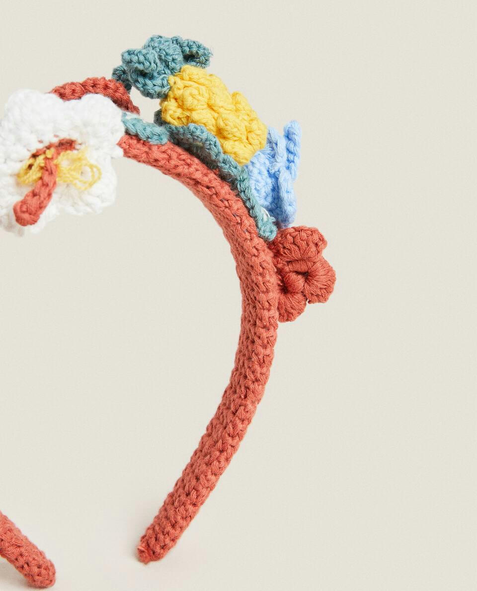 FAIXA DE CABEÇA DE CROCHÊ HAVAIANA