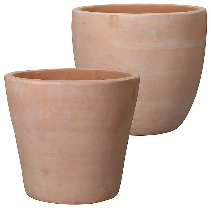 Pot rond terre cuite Deroma Dulce ø22,5 x h.19,5 cm